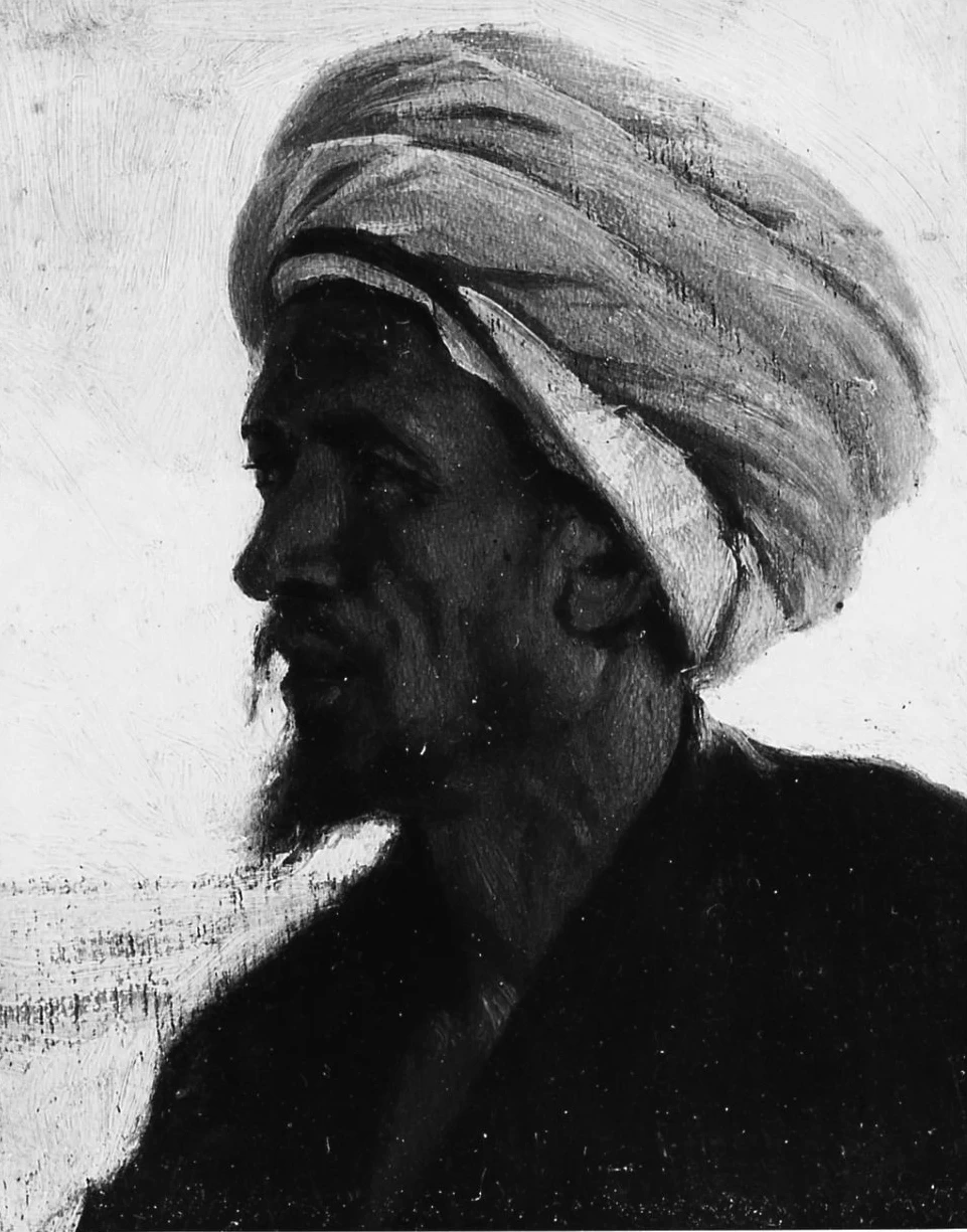 Stefano - 123, testa d'uomo con turbante, Gallerie degli Uffizi, Galleria d’arte moderna, Firenze